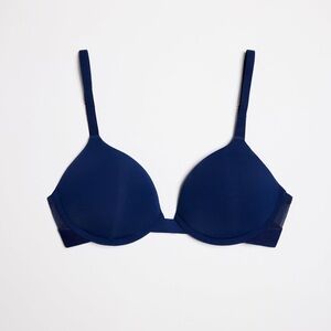 NWOT Pepper Lift Up Bra in Navy Size 34B